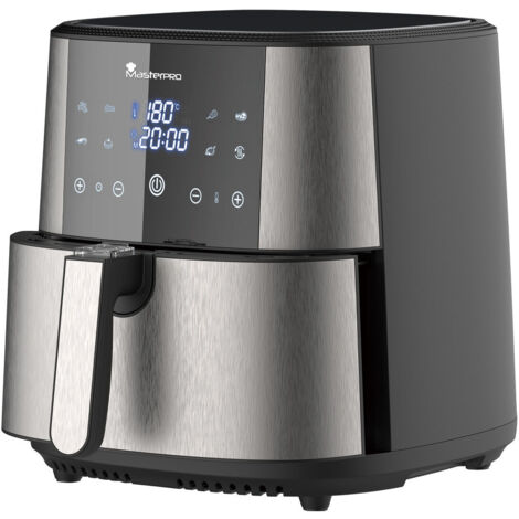 Freidora De Aire 1800W 6.0L. 8 Programas Foodies Masterpro