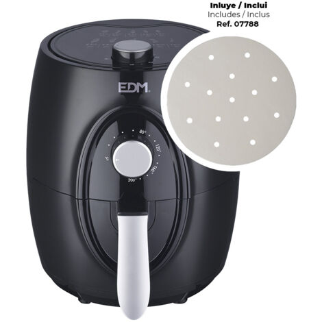 FREIDORA DE AIRE 3,6L 1400W CON CESTA EDM