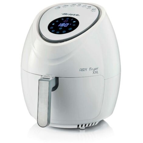 Freidora de aire caliente Ariete 4618/03 individual, 5,5 L, independiente, 1800 W, acero inoxidable, color blanco