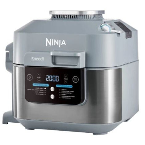 Freidora de aire ninja on400de  5,7 l independiente 1760 w gris