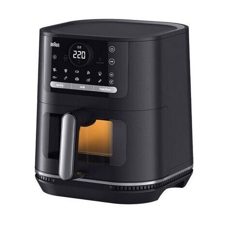Freidora Freidora por aire Braun HF5073YBK   6L, 2000W, Negro