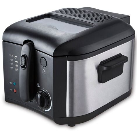 Freidora inox 1400W 2L