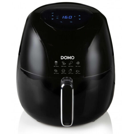 freidora sin aceite 1,5kg 2000w negra - do533fr - domo -