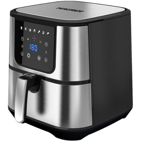 Freidora Sin Aceite 1800 W. Capacidad 5.5 litros. Air Fryer 7 Programas Freidora Aire Caliente, Freidora Aceite. Regulable.