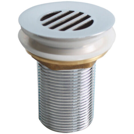 Freifließender Waschtischablauf – Messing – Höhe 78,1 mm – Ventildurchmesser ø 62 mm – Gewindeanschluss ø 41,5 mm