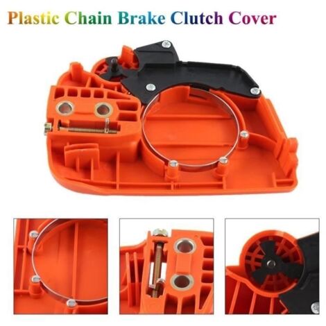 Frein de chaîne pour le couvercle de la couronne d’embrayage convient pour Husqvarna 350 235 235E 236 240 Scie à chaîne-FUT