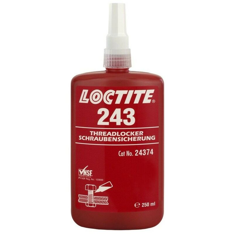 Frein filet de freinage moyen Loctite 243 250ml