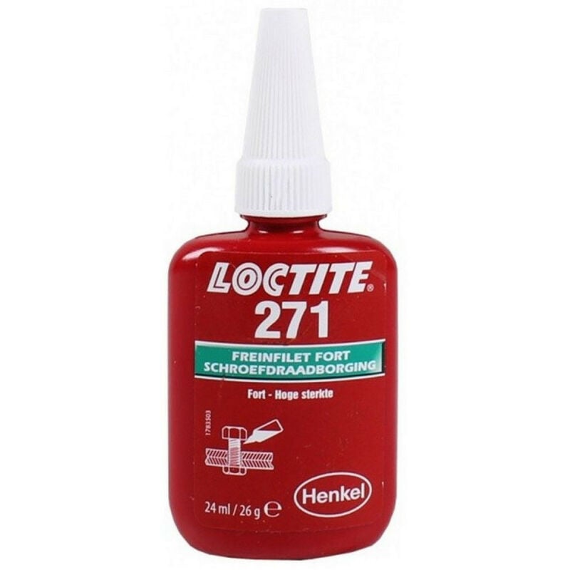 Loctite - Frein filet fort professionnel haute resistance 24 ml 271
