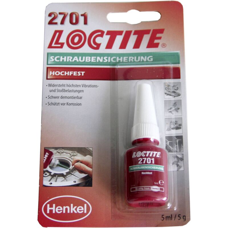 LOCTITE &reg; 2701 195911 Frein filet R&eacute;sistance: fort 5 ml