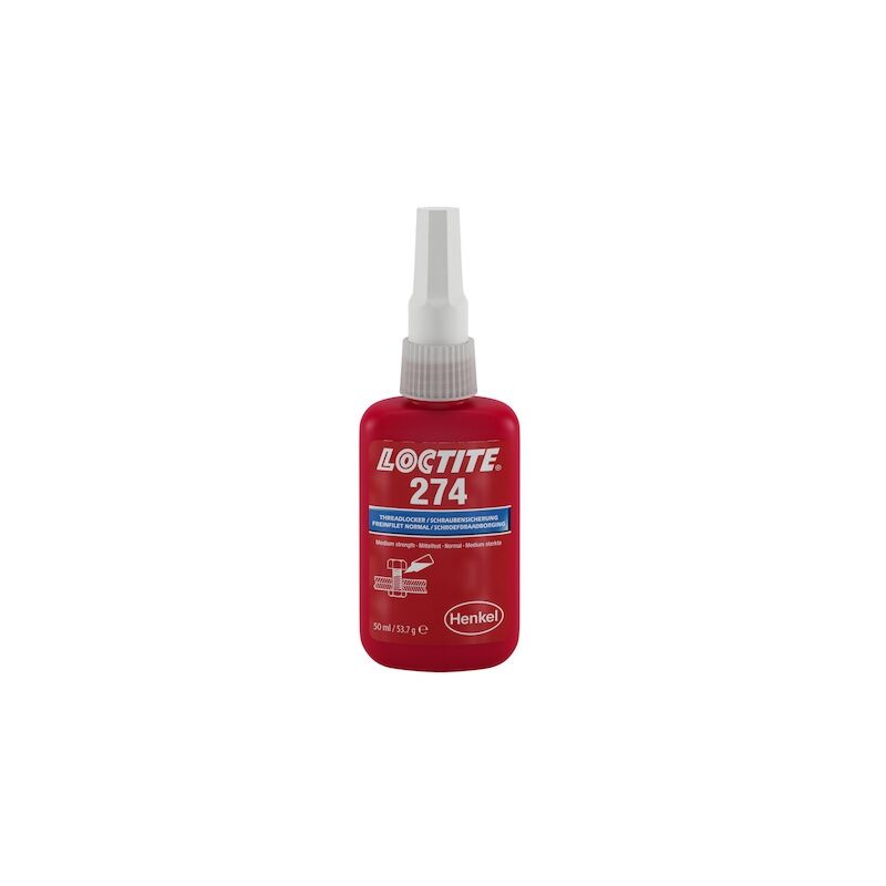 Loctite - Frein filet 274 - 50 ml - moyen