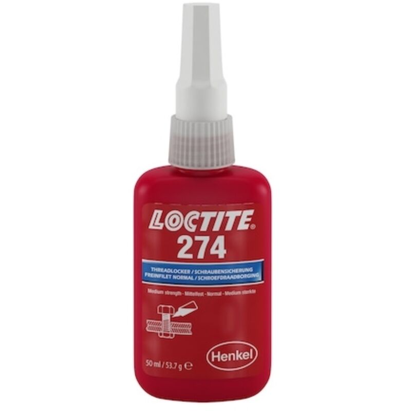 LOCTITE  - Frein filet &reg; 274 135382 R&eacute;sistance: moyen 50 ml A009291