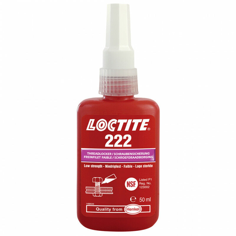 Loctite - Frein Filet Faible Usage Général 222 Flacon 50mL