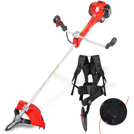 Freischneider Benzin Motorsense Rasetrimmer Hecht 163 Profi 3,1 PS 3-Zahn-Messer