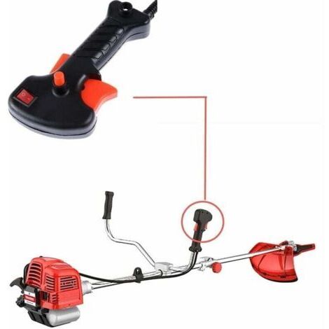 – Freischneidergriff mit Gaszug, 81 cm lang