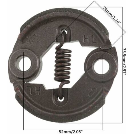 Freischneiderkupplung, Gartengerät, Rasenmäher, Rasenmäher-Ersatzteile, 75,5 mm