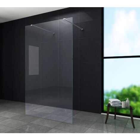 freistehende 10 mm Duschwand AQUOS-Dublo 140 x 200 cm