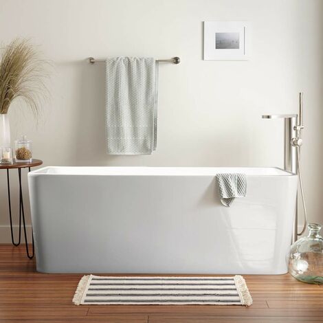 ARATI BATH & SHOWER Freistehende Badewanne mit Klassischem Design aus Harz Andro