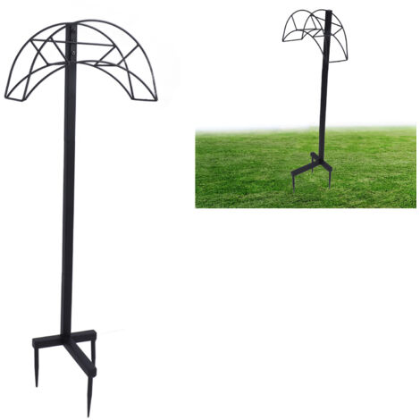 Freistehender, abnehmbarer Gartenschlauchhalter mit robuster Befestigung. Freistehender, abnehmbarer Gartenschlauchhalter mit robuster Befestigung. Freistehender, abnehmbarer Gartenschlauchhalter mit 
