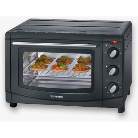 Freistehender backofen 20l 1500w schwarz - Severin - TO2067