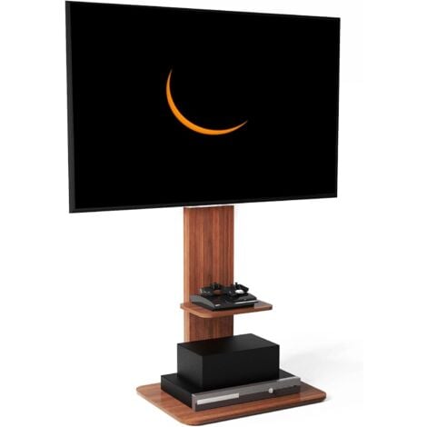 UNHO Freistehender TV-Ständer, TV Standfuss für LED LCD Plasma Bildschirme 32”-65”, Belastung 40 kg, VESA max. 600x400