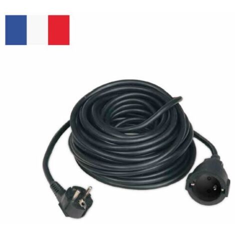 FRENCH system extension electrique 25 metres noir