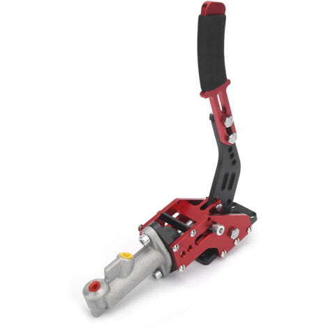 Freno hidráulico para derrapes, freno de mano de aluminio para modelos de carreras con empuñadura de esponja roja, modificación universal.