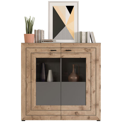Freno Sideboard 2 Türen grau.