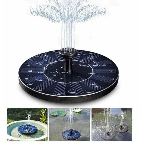 Freosen – Fontaine solaire pour bassin et piscine – Pompe à eau solaire sans électricité – Matériau durable – Circulation d'eau pour oiseaux