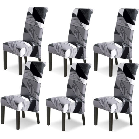 Freosen – Housse de chaise extensible XL – Tissu polyester élastique – Protection contre taches et salissures – Lavable en machine – Pour salle à manger