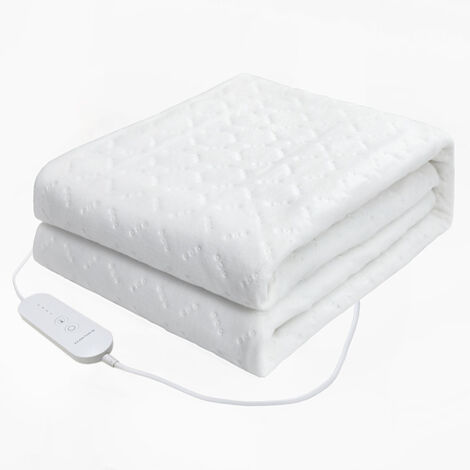 Freosen – Surmatelas chauffant 1 place 65W 150x80 cm – 4 niveaux de chaleur – Tissu extra-doux et respirant – Lavable à 30°C
