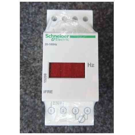 Fréquencemètre numérique modulaire 230V 20 à 100Hz IFRE PowerLogic SCHNEIDER 15208