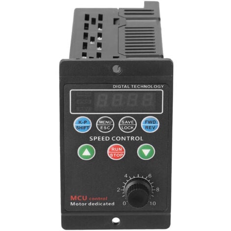 Frequenzumrichter für Dreiphasenmotor mit einphasigem Eingang 220 V – 4-stellige Digitalanzeige – mehrfarbiger Typ