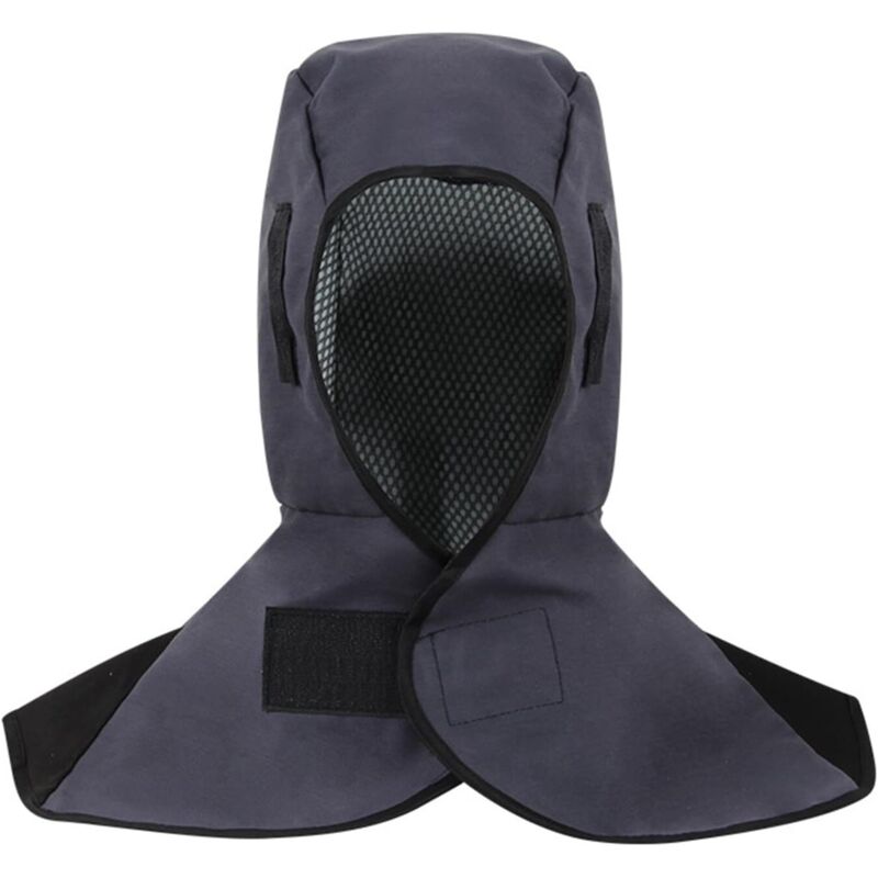 (FR/ES, Numérique, 44, Gris)Capuche de Soudure,Masque de Soudure,Bonnet de Soudeur,Bonnet de Soudage avec Drapé,Soudure Casquette Respirant Casque de