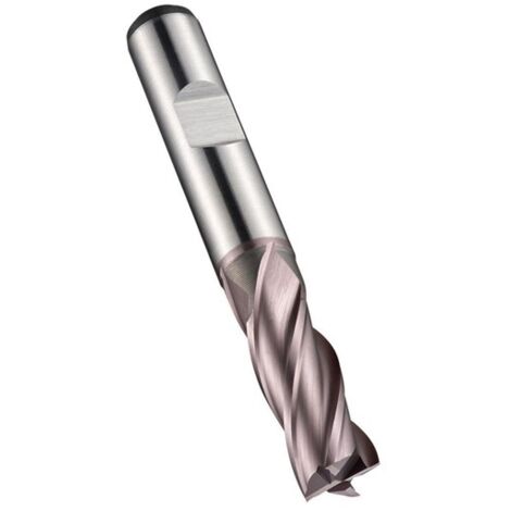 Fresa a candela C246 DIN 844 K D.2mm Lame-L.7mm HSS-E-PM TiCN 30 Gradi Z.4