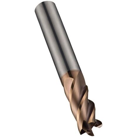 Fresa a candela S766 D.8mm Lunghezza totale 64mm Lunghezza tagliente 20mm HM TiSiN Z.4