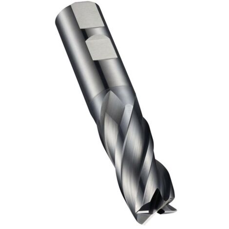Fresa a candela S814HB DIN 6527L Ø25mm Lunghezza totale 121mm Lunghezza taglio 45mm HM AlCrN