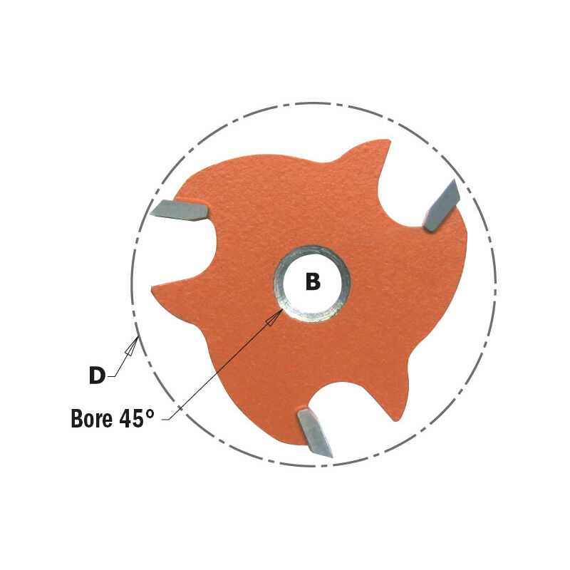 823.340.11 fresa a disco x scan. hw Z3 B=8 sv. D=47.6x4.0