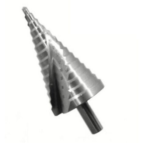 FRESA  A GRADINI SCALINI CONICA HSS 4-42 MM  ALLARGAFORI PUNTA