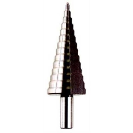 Fresa a Gradino in Acciaio Hss  Maurer  Misura 630 mm gambo 10 mm