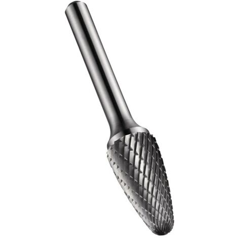 Fresa a scalpello D.9,6mm testa RBF lunghezza 19mm HM vuoto