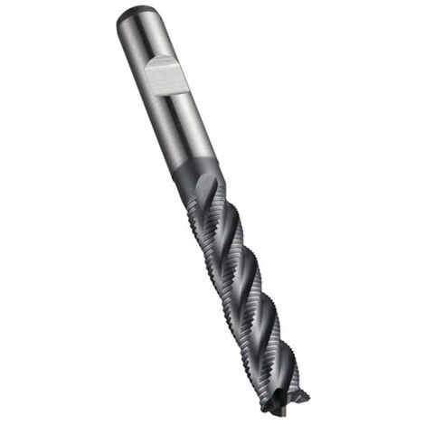 Fresa a spianare C492 DIN 844 L D.18mm Tagli - L.63mm HSS-E-PM ALCRONA 35° Z.4
