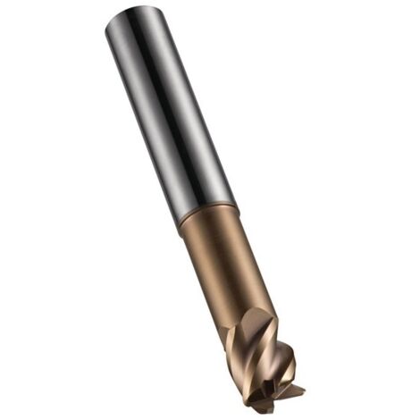 Fresa a spianare S521 D.16mm R.3mm Lunghezza totale 90mm Lunghezza taglienti 17mm