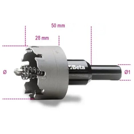 Fresa a tazza con inserti in metallo duro beta 452 - 45