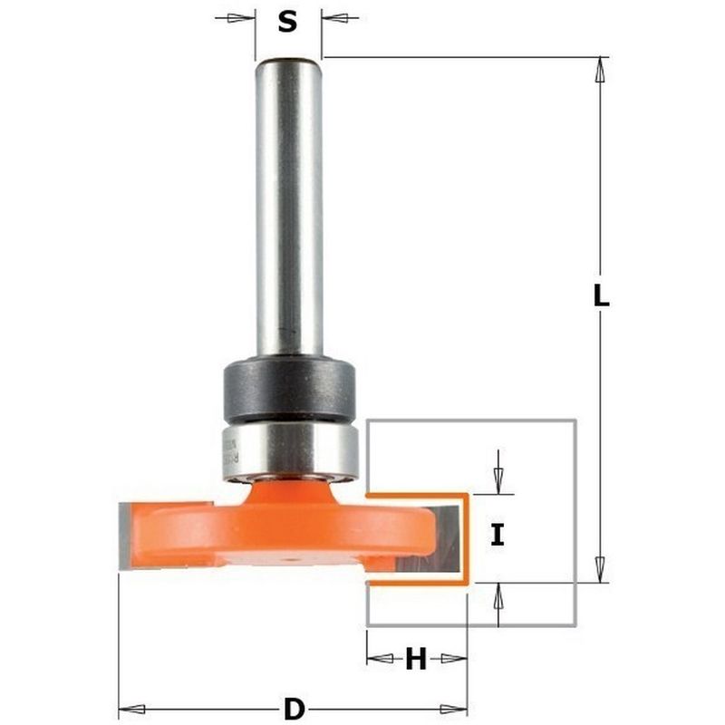 

822.023.11B - Fresa circular para ranura s 6.35 diam 31.75x6.35 dx - CMT