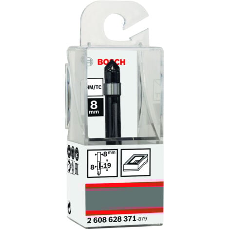 Fresa copiadoras 8 mm D1 8 mm L 19 mm G 66 mm  BOSCH 2608628371