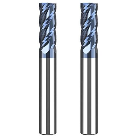 Fresa de carburo de 8 mm, 4 dientes