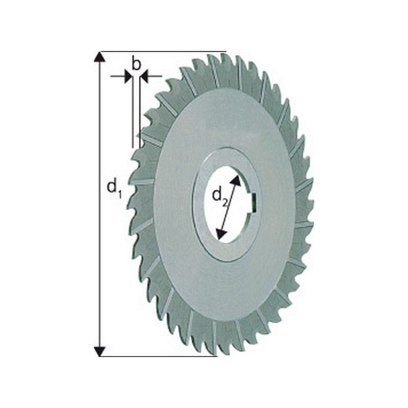 

Forum - Fresa de disco delgada, Ø x ancho. : d1 - js16 x b - k11 : 63 x 2,0 mm, taladro d2 - H7 22 mm, dientes 28