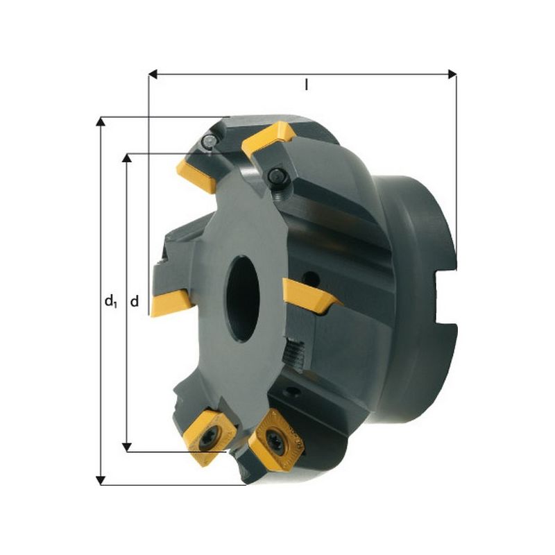 

Fresa de pulir - 45° regar interno, Ø d : 100 mm, número de dientes 6, Ø perforación de posicionamiento 32 mm, dimensiones Ø d1 : 113 mm