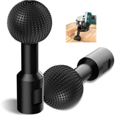 Fresa de punta esférica para tallar madera KZQ - Herramienta para tallar madera metálica - Fresa de carburo - Broca de pulido para tallar madera de 14 mm - 1 pieza
