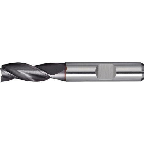Fresa de ranurar DIN 844 Tipo N D.12mm HSS-Co8 TiCN Weldon Z.3 largo TECWERK